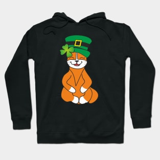 St Paddy Days Funny CAT Hoodie